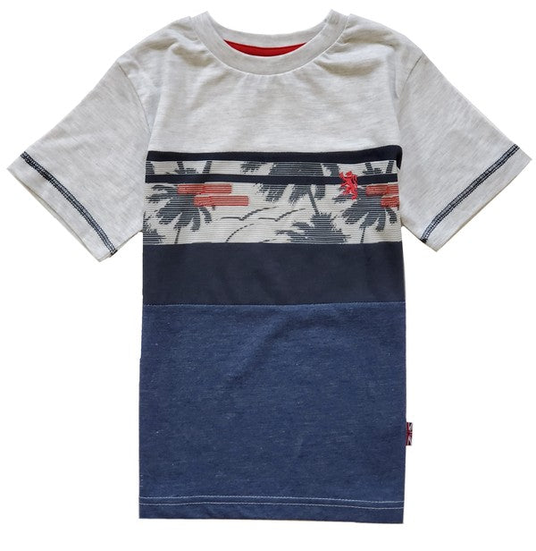Boys' Tropical Color-Block T-Shirt
